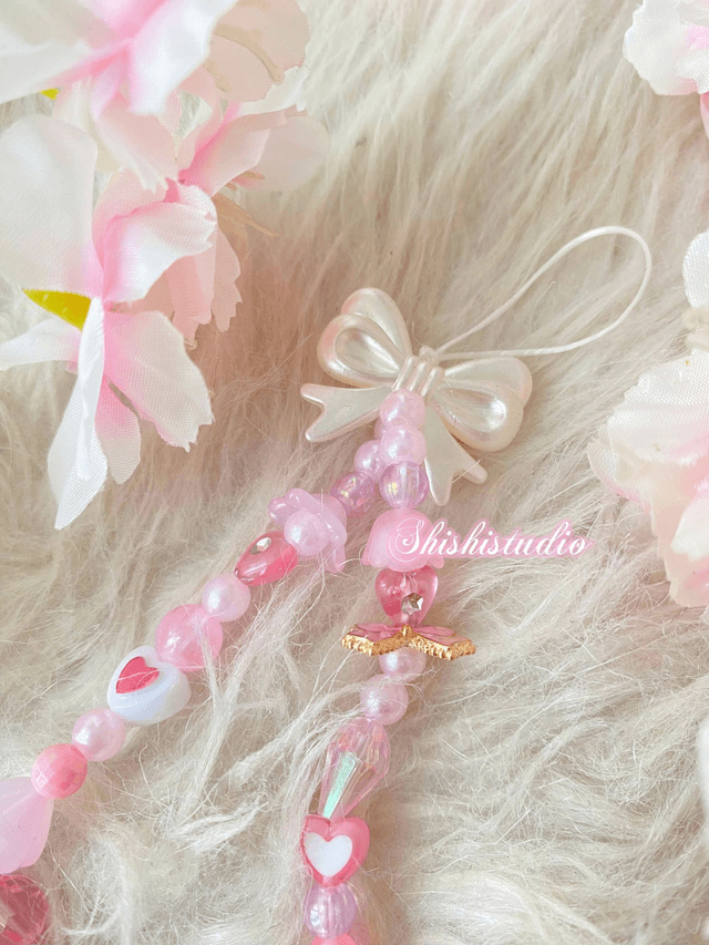 Hello Kitty purple bracelet phone strap
