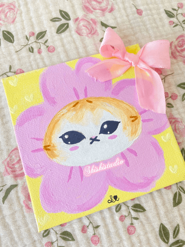 Mofusand Hanami Sakura painting 
