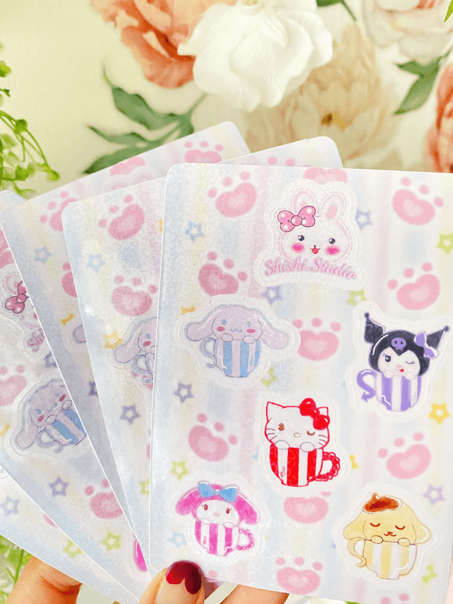 Sanrio stickers sheet