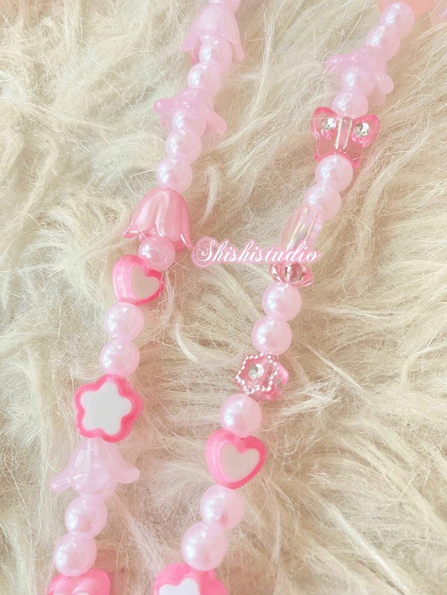 Hello Kitty yellow bracelet phone strap 