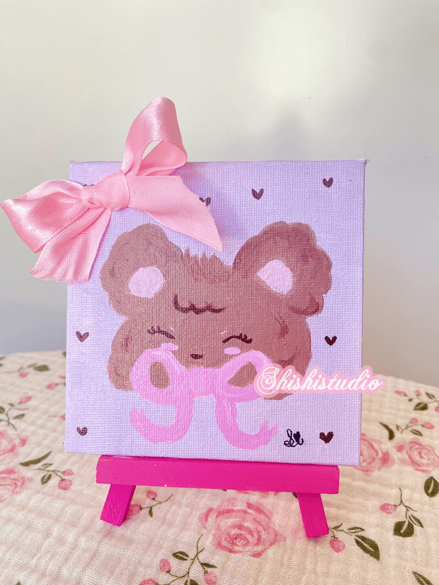 Browny Coquette Painting 