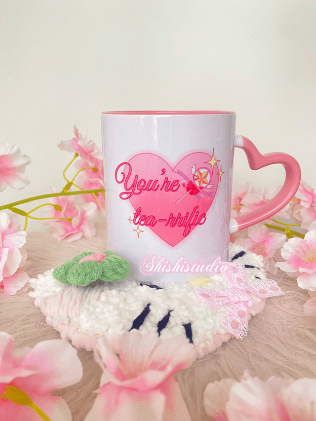 Hello Kitty mug rug/coaster 