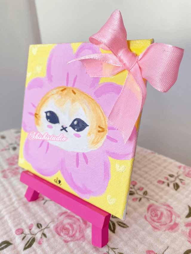 Mofusand Hanami Sakura painting 
