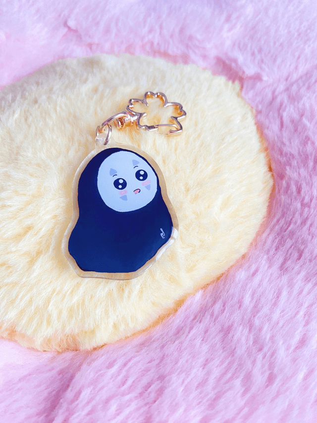 No face Kaonashi keychain 