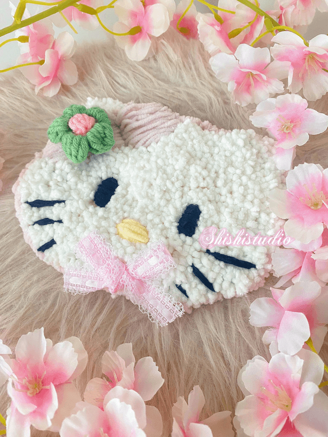 Hello Kitty mug rug/coaster 