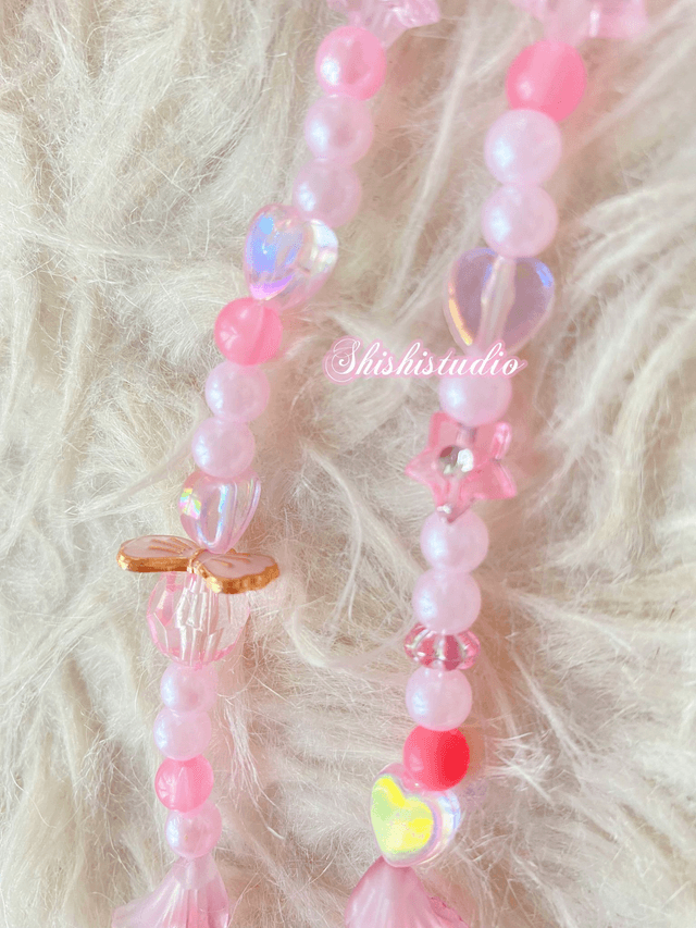 Hello Kitty green bracelet phone strap 
