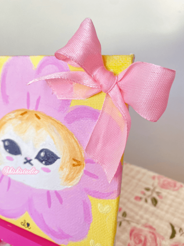 Mofusand Hanami Sakura painting 